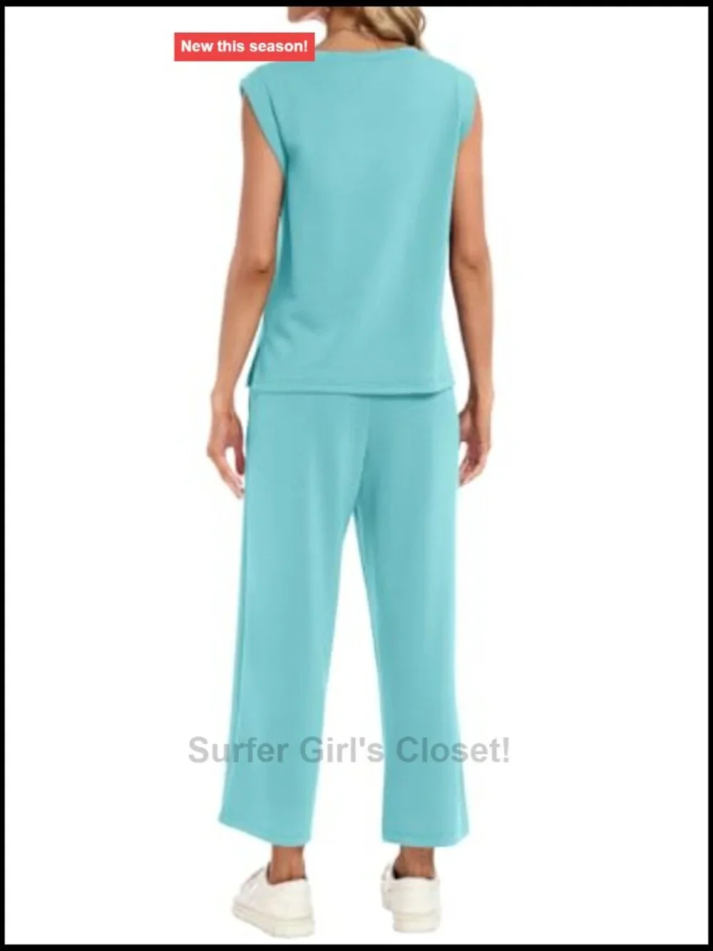 V Neck Lounge Set 2 Piece Outfit Travel Vacation Matching Sets